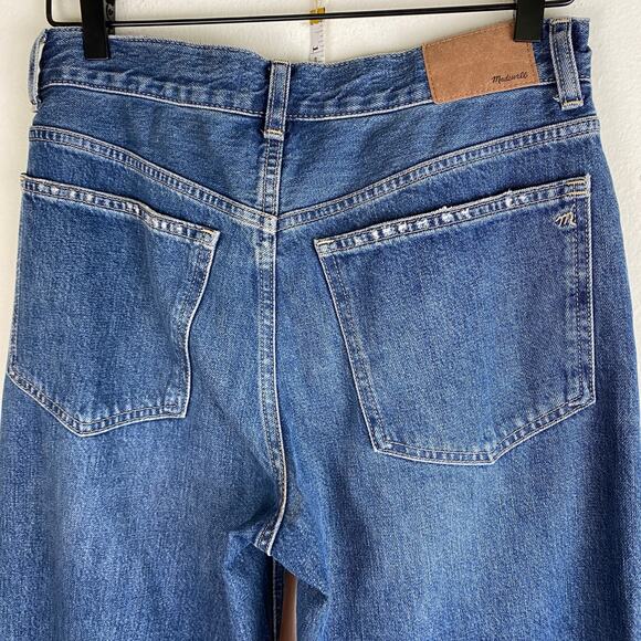 Madewell Low-Slung Baggy Crop Jeans Size 26 Croswell - Picture 10 of 15